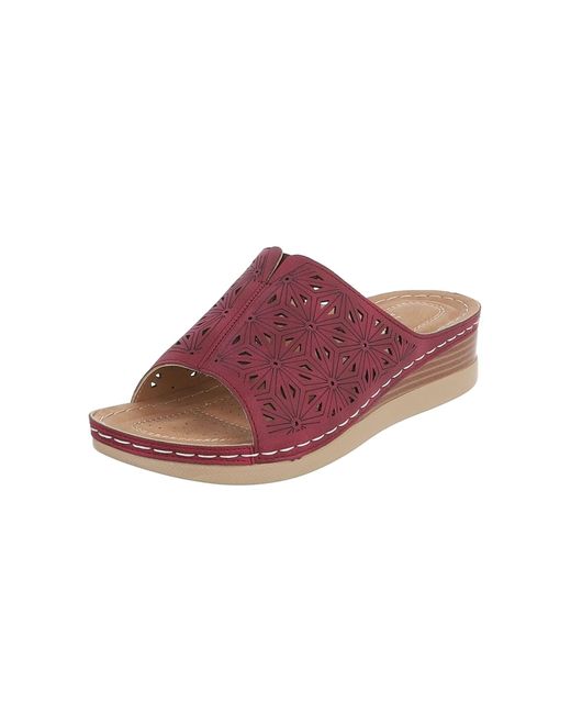 Ital-Design Red Pantolette