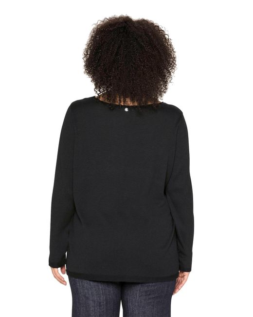 Sheego Black Pullover