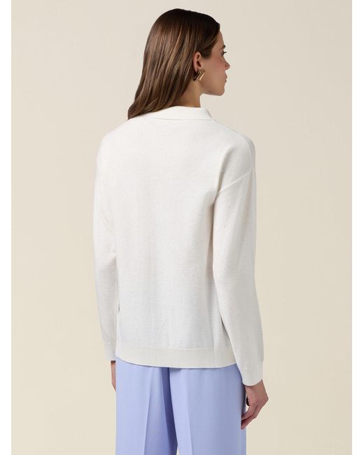 Oltre White Pullover