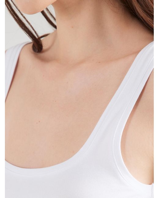 Samsøe & Samsøe White Samse Samse Top Sue Solid 265