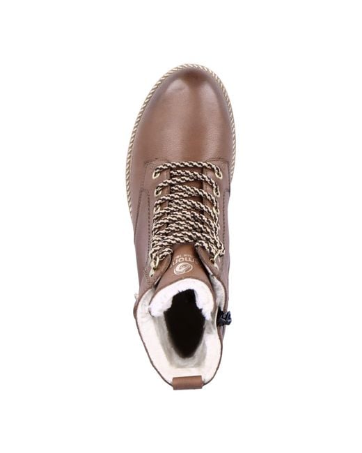 Remonte Brown Schnürstiefelette