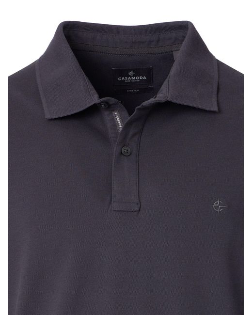 CASA MODA Shirt Basic in Black für Herren