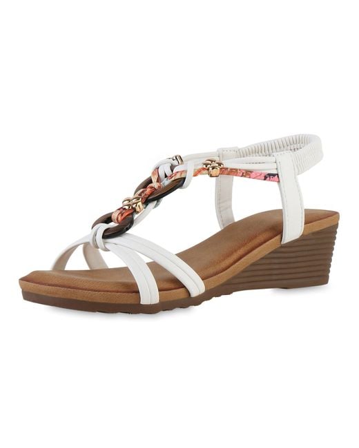 VAN HILL White Sandale 'Daphne'