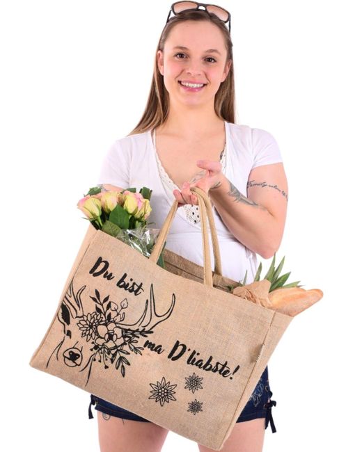 DOMELO Natural Strandtasche