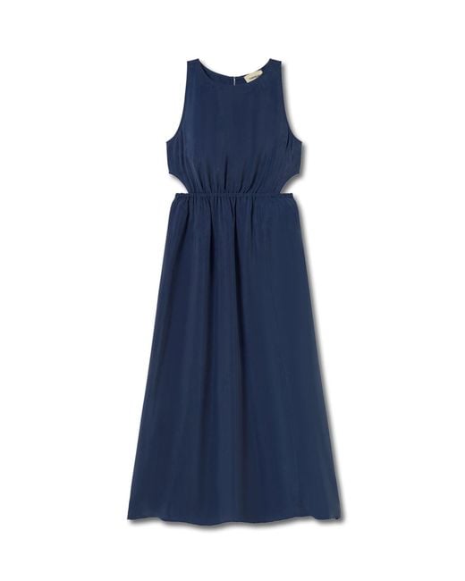 Thinking Mu Blue Maxikleid Kin