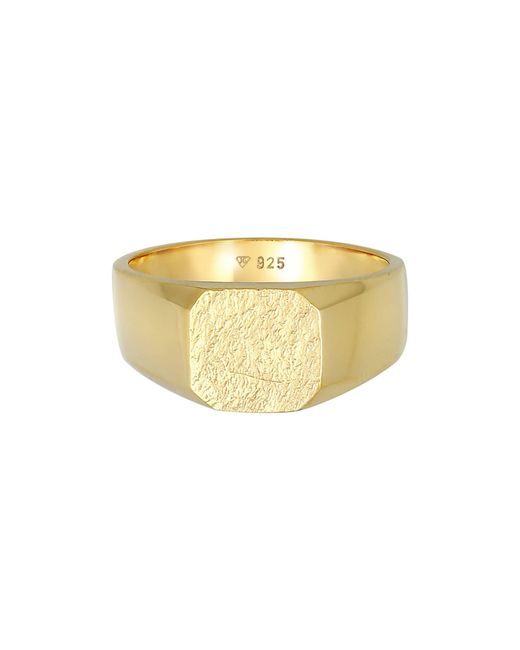 Kuzzoi Ring in Metallic für Herren