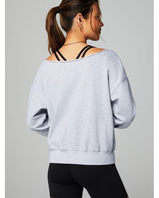 Fabletics Blue Pullover Year Round Terry