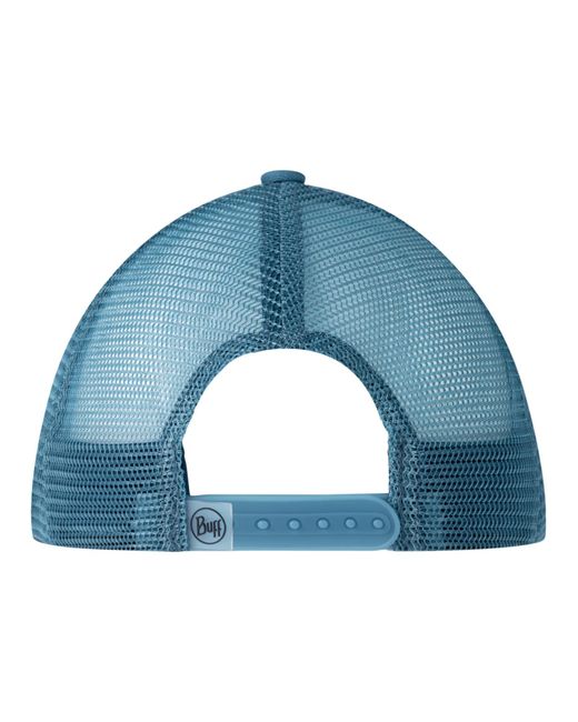 Buff Blue Cap Explore Trucker Cap