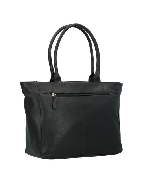 Greenburry Black Vegas Shopper Tasche Leder 46 Cm