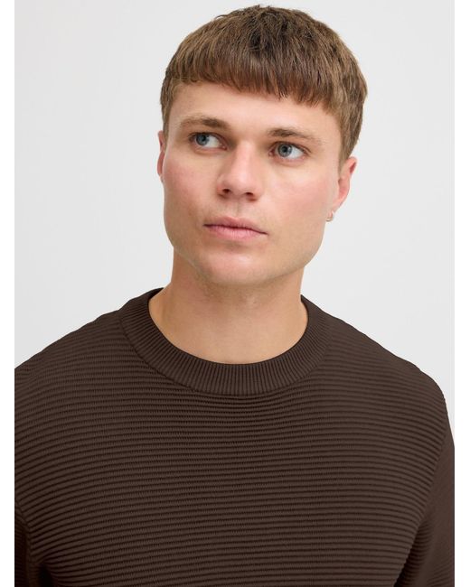 Solid Pullover Valencia in Brown für Herren