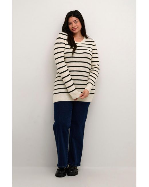 Kaffe White Pullover Ka Linda