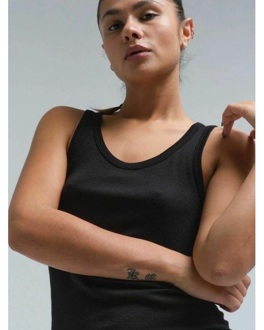 Seamless Basic Black Top Isa