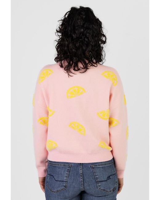 KLEINIGKEIT Pink Pullover Fruity