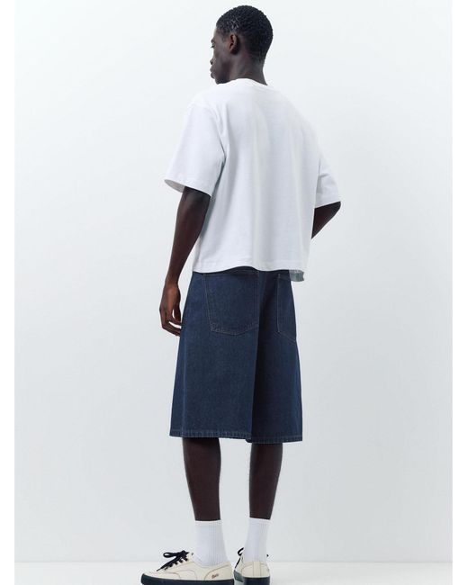 Pull&Bear Shorts in Blue für Herren