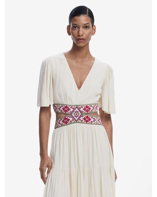 Desigual White Kleid