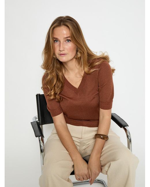 Minus Brown Pullover Milla