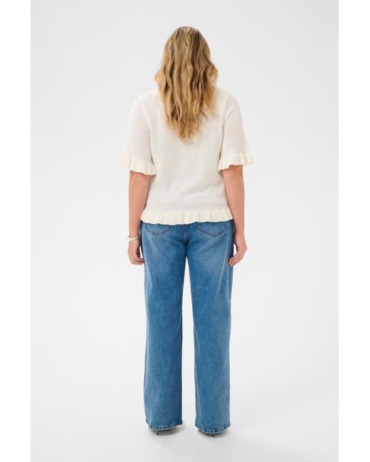 Kaffe White Pullover Kclindsy