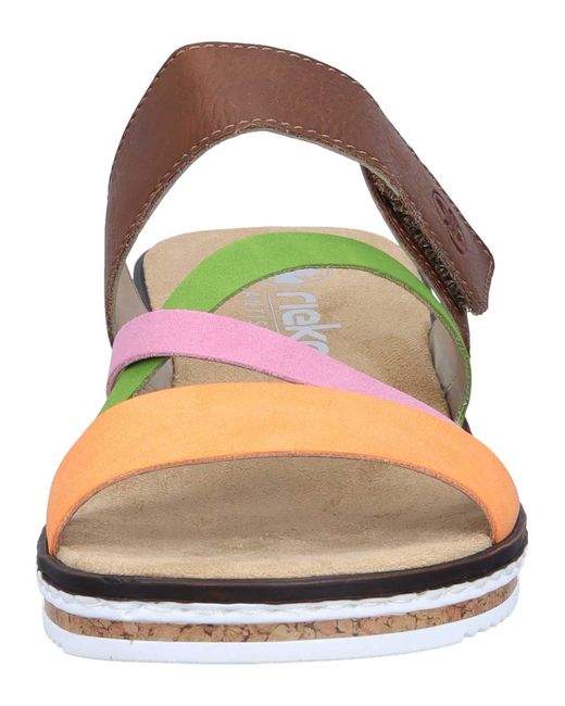 Rieker Multicolor Pantolette Basic