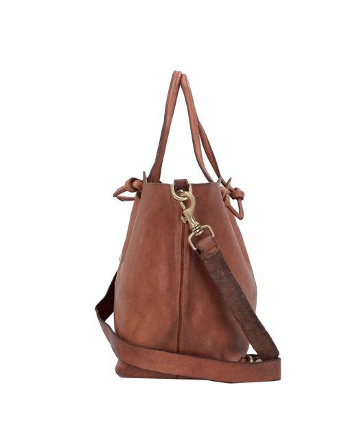 Campomaggi Brown Shopper Ebano