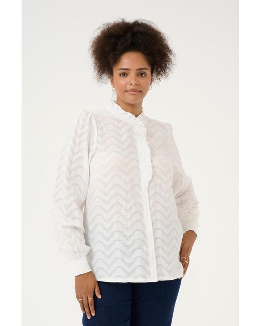 Kaffe White Bluse 'Vitana'
