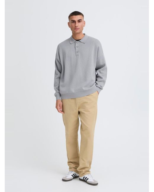 Solid Strickpullover Sdnahim in Gray für Herren