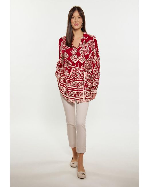 Usha Red Bluse
