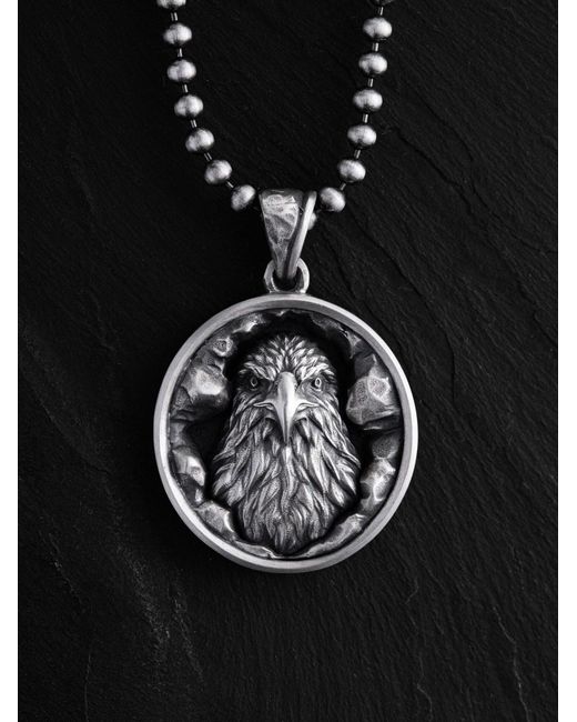 REYTEL Anhänger Eagle in Metallic für Herren