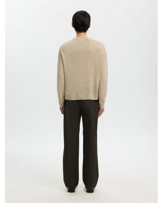 SELECTED Pullover in Natural für Herren