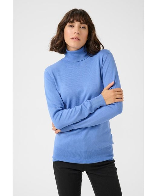 Kaffe Blue Pullover Kaastrid