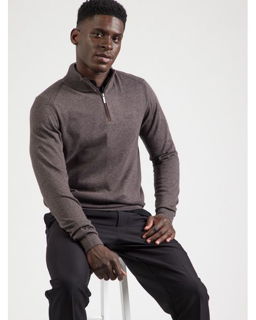 Bugatti Pullover in Gray für Herren