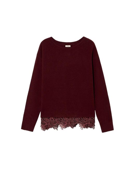 Oltre Red Pullover