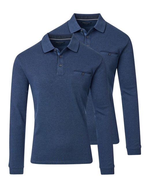 CASA MODA Shirt Basic in Blue für Herren
