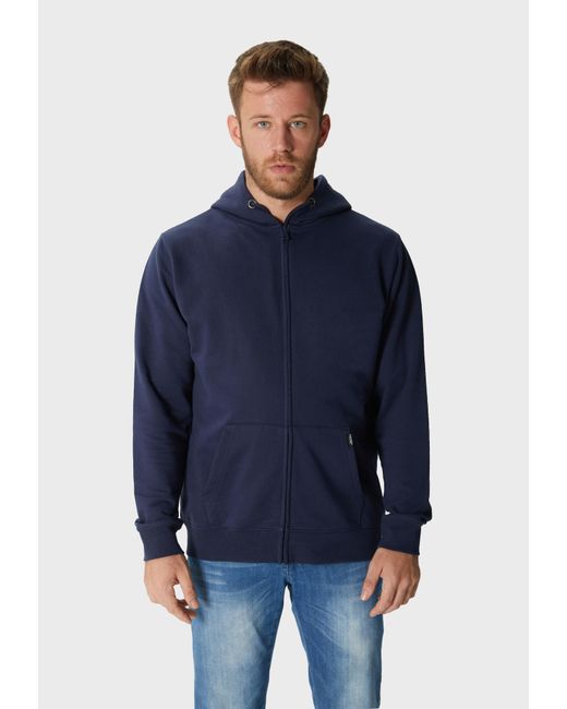 Oldskull Sweatjacke Plain Basic in Blue für Herren