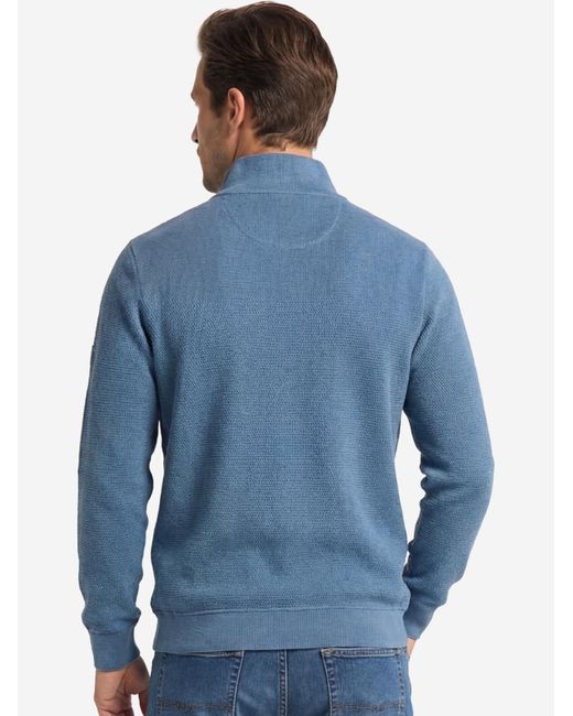 Redmond Pullover Basic in Blue für Herren