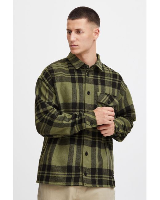 Solid Hemd in Green für Herren