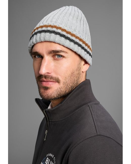 Man's World World Mütze in Gray für Herren