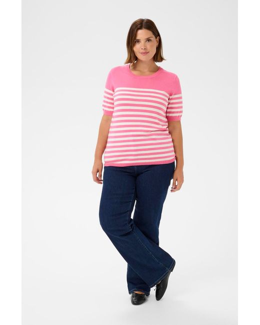 Kaffe Pink Pullover Clizzy