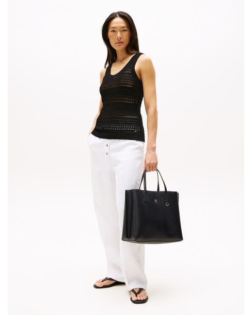 Tommy Hilfiger Black Handtasche Distinct