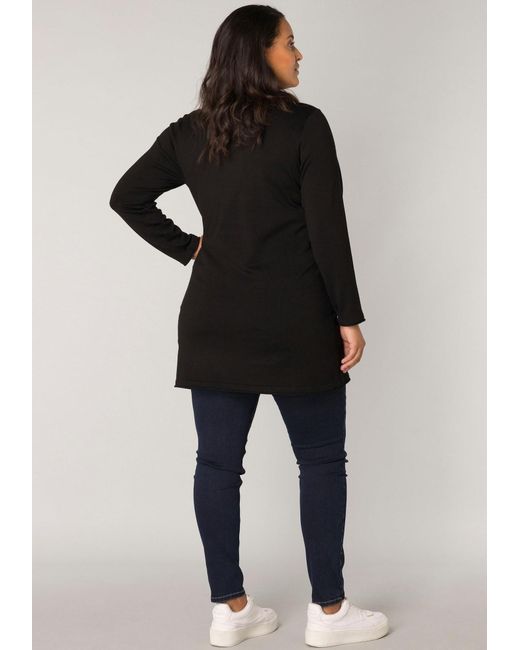 Base Level Curvy Black Pullover