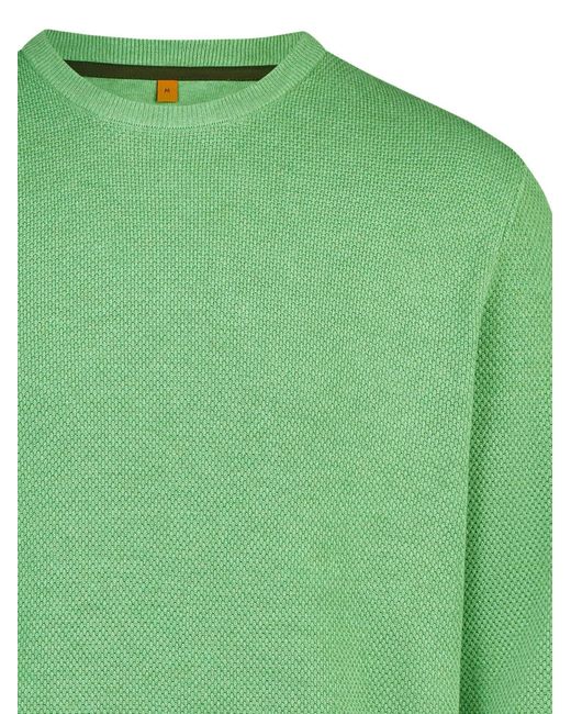 Redmond Pullover Basic in Green für Herren
