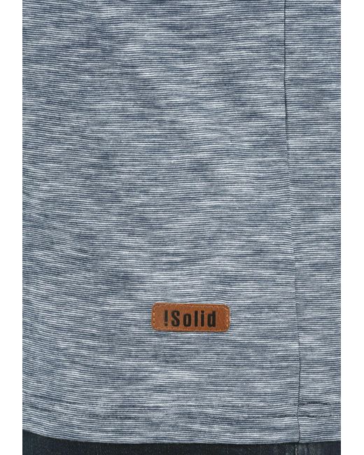 Solid Shirt Migos in Blue für Herren
