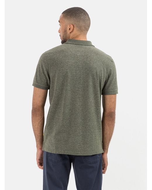 Camel Active Kurzarm Poloshirt Aus Nachhaltigem Baumwollmix in Green für Herren