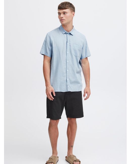 Solid Hemd Allan in Blue für Herren