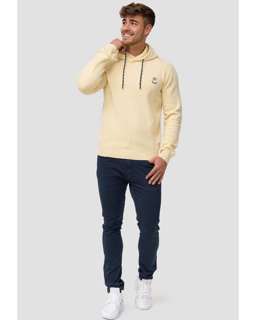 INDICODE Pullover in Natural für Herren