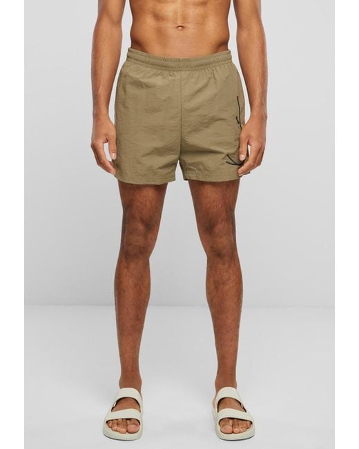 Karlkani Badeshorts in Green für Herren