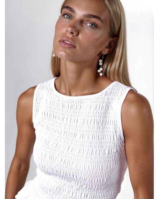 Busem White Bluse