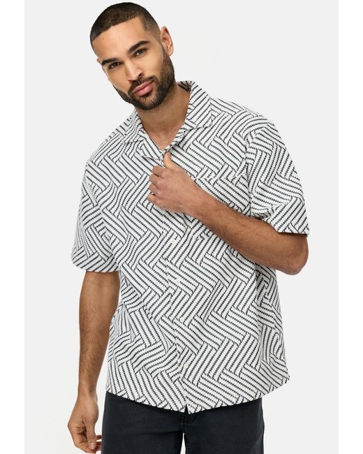 INDICODE Hemd Provo in White für Herren