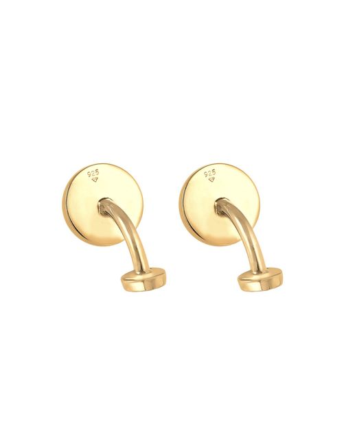 Kuzzoi Manschettenknopf Geo in Metallic für Herren