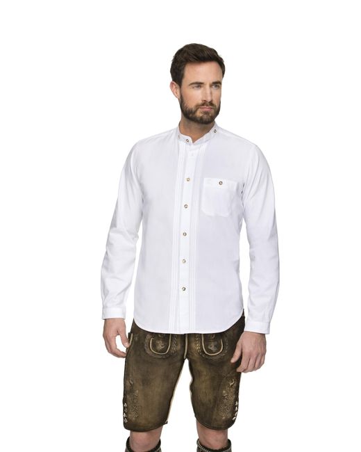 Stockerpoint Hemd Leon in White für Herren