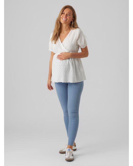 Vero Moda White Bluse 'Vmmulrikke'